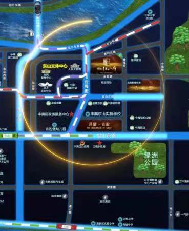 泽信东山府交通图