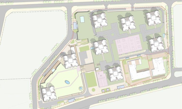 龙栖华府楼层平面图