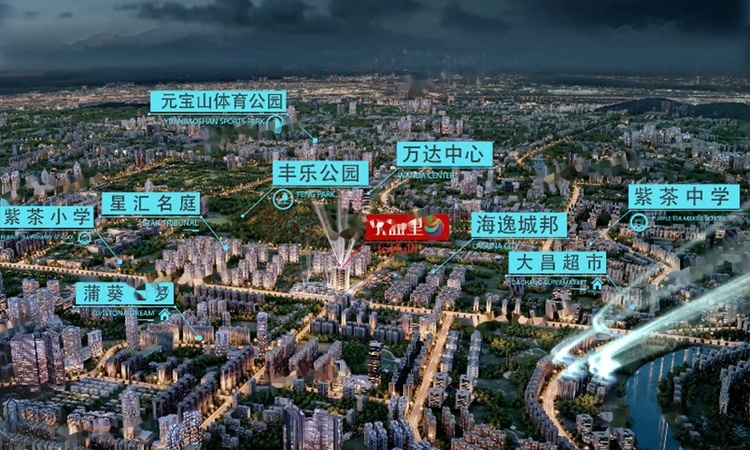 星汇名庭四期·乐盈里交通图