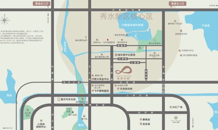 正黄未来天辰苑交通图