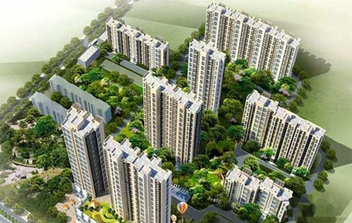 绵绣新天地二期郡贤居小区实景图