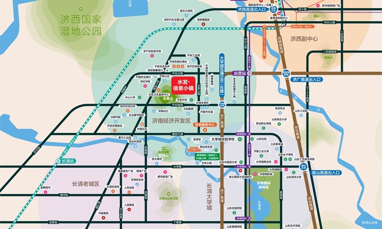 水发玉皇台交通图