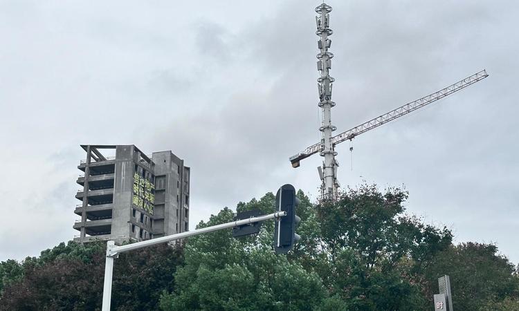 信达地产时代央著·湖璟施工进度图