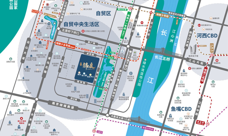 中交锦度交通图
