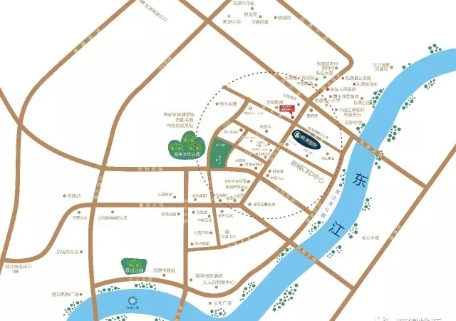 桃源国际交通图