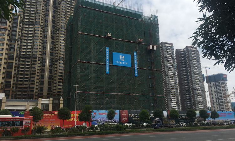 荣和悦澜山施工进度图