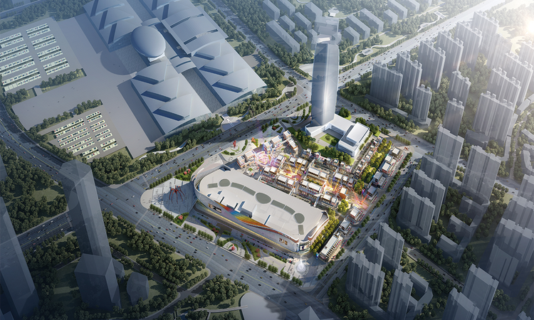 乌鲁木齐会展吾悦广场  效果图