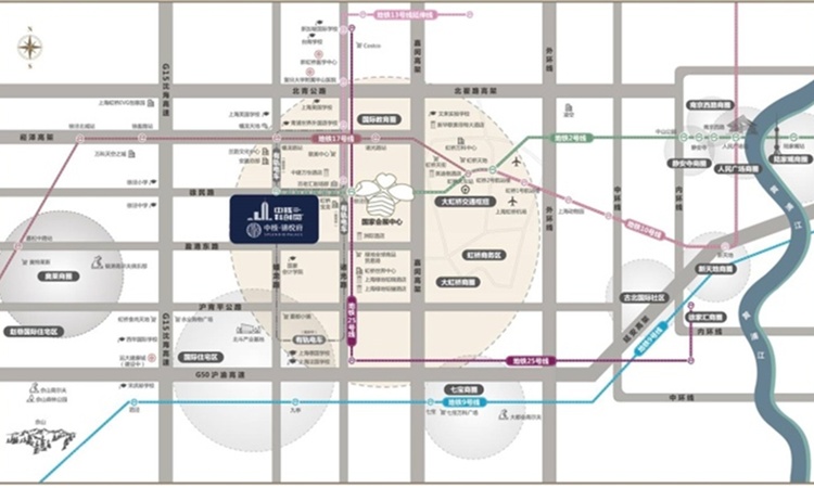 中核·科创园交通图