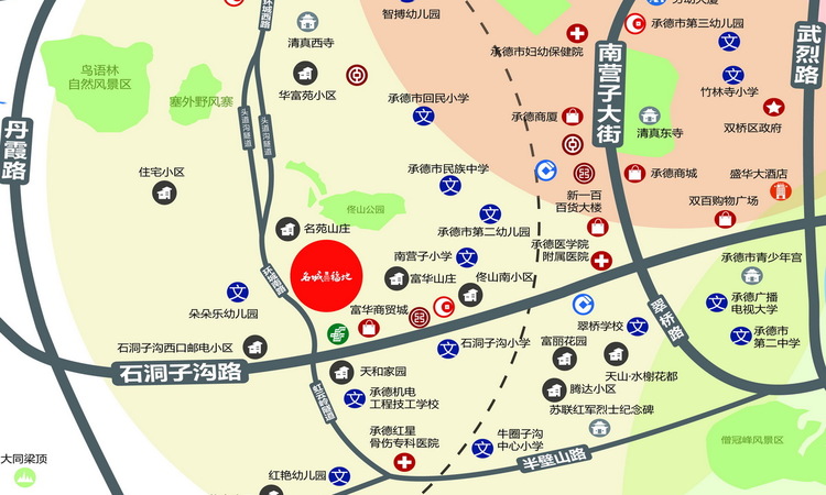 名城福地交通图