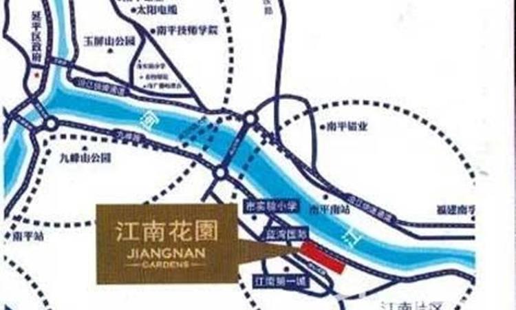 江南花园周边配套图