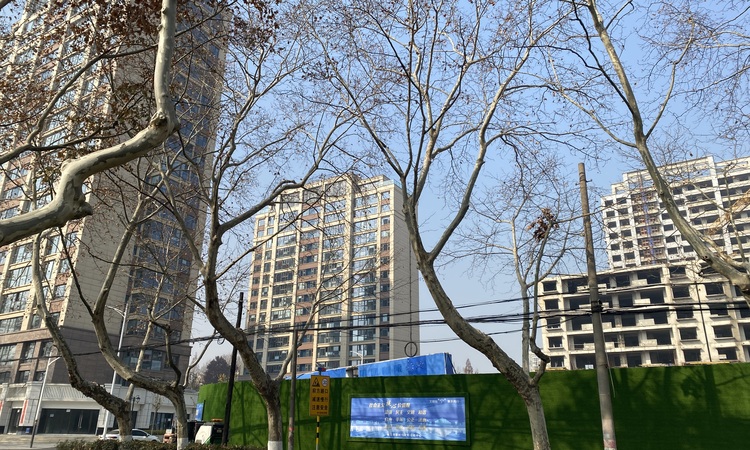 恒大云玺华庭施工进度图