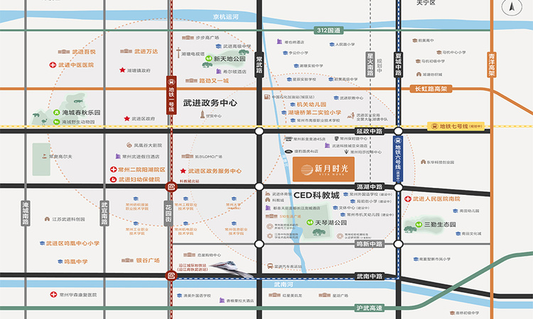 碧桂园·新月时光交通图