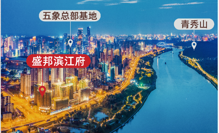 盛邦滨江府交通图