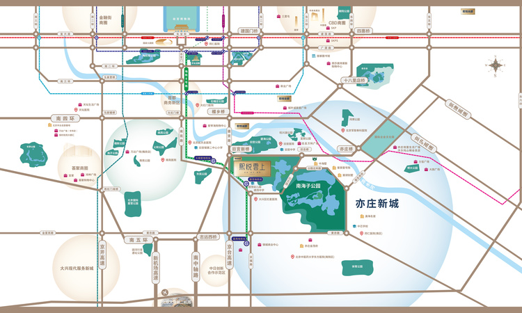 住总首开保利熙悦雲上交通图