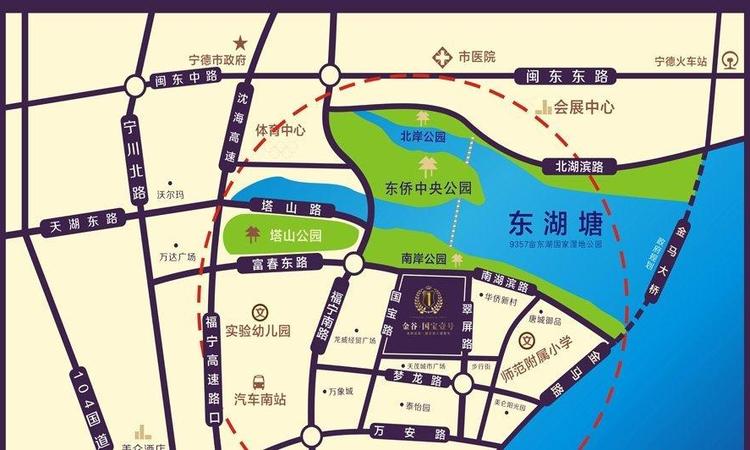 金谷国宝壹号交通图