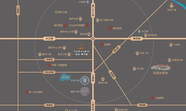 金地阅千峯交通图