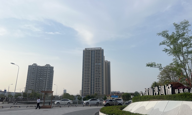 深业沙河城施工进度图