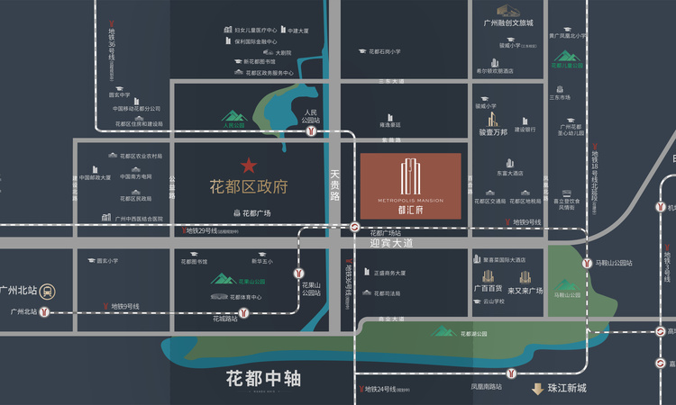 电建都汇府交通图