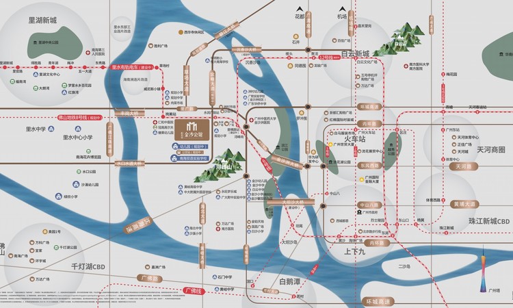 新希望金沙公馆交通图