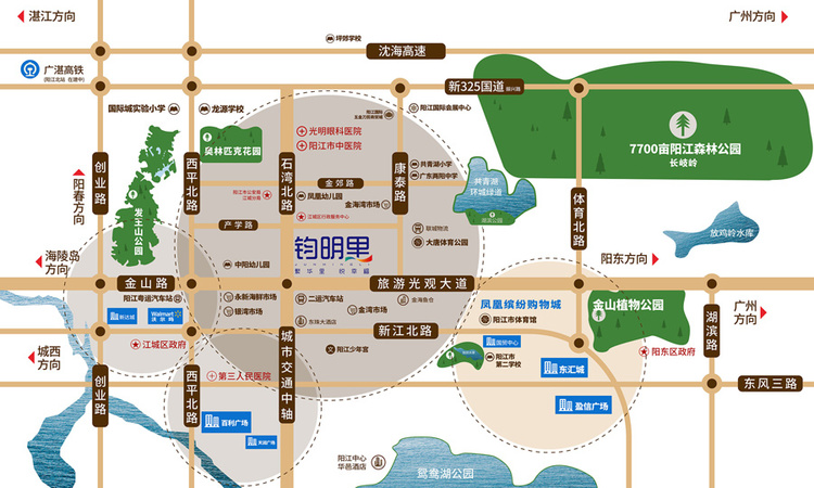 钧明里交通图