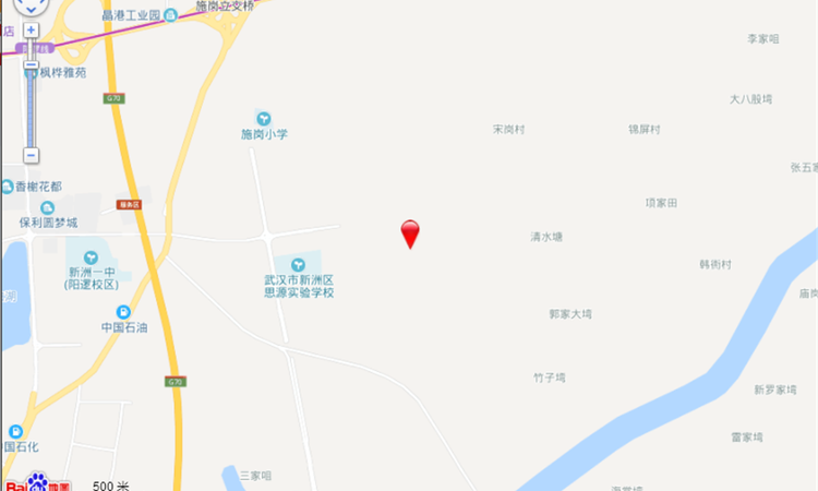 阳逻万达广场御江交通图