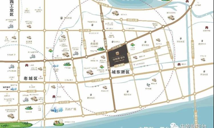中乾融·玺台交通图