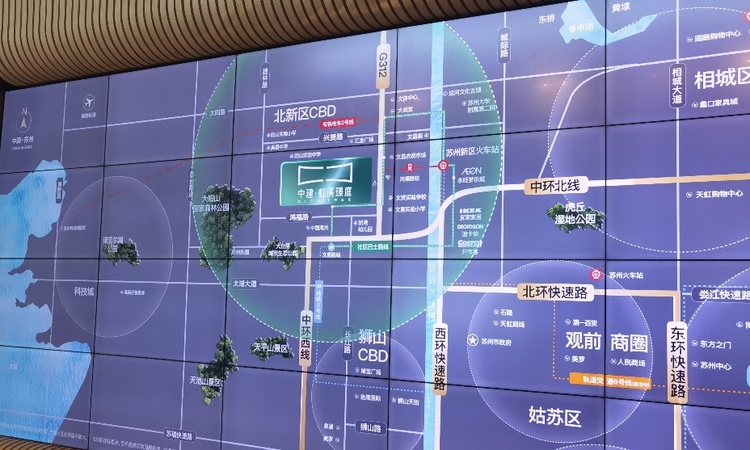 虹溪璟庭交通图