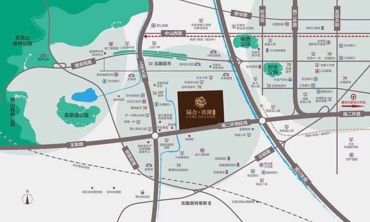 陆合玖隆交通图