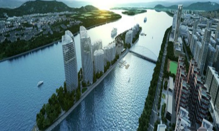 月亮岛国际养生度假特区实景图