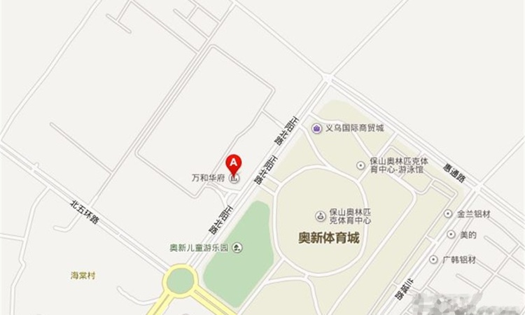 万和华府一期周边配套图