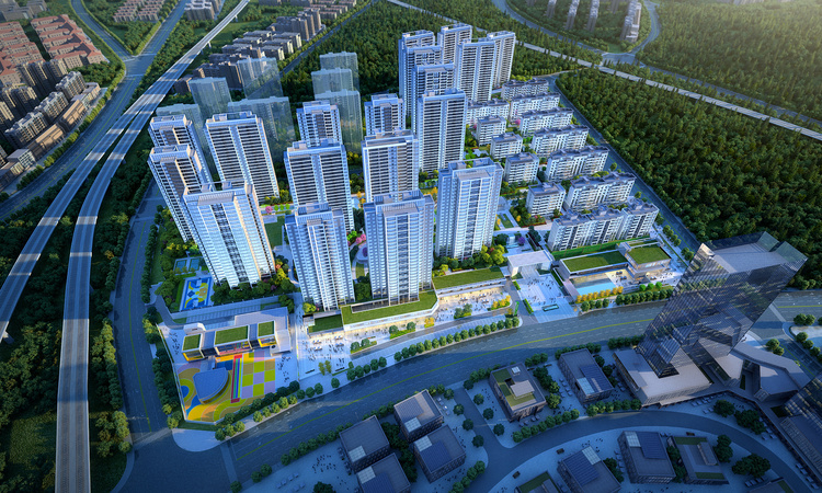 湖南建投淞云台效果图