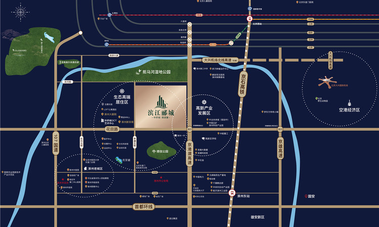 滨江郦城交通图