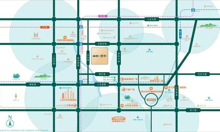 海信君和交通图