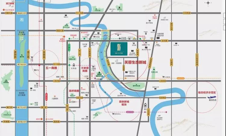 南益名士豪庭交通图