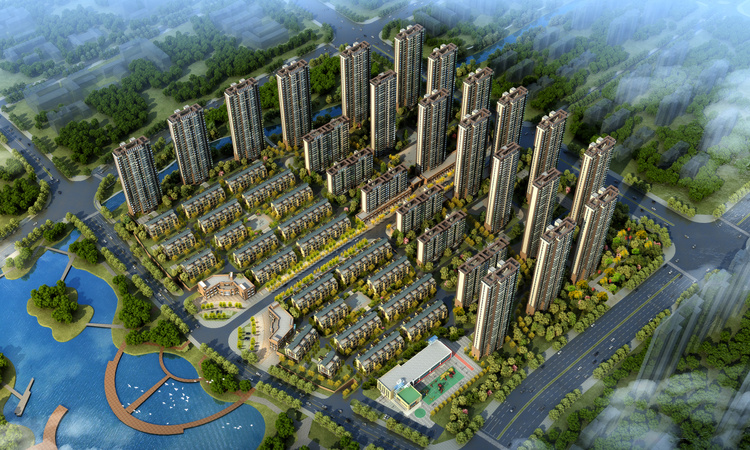 禾田生态智慧城长一府效果图