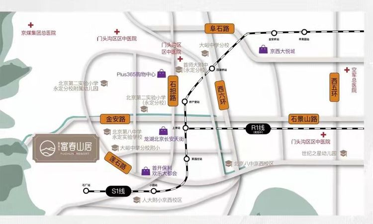 雅居乐富春山居交通图