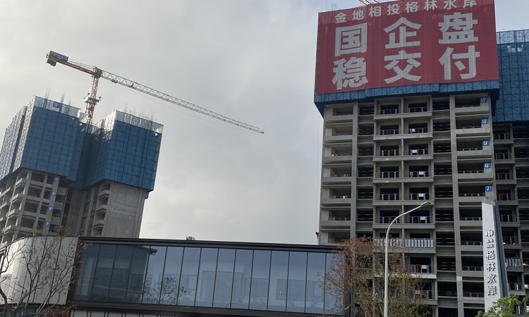 金地相投格林水岸施工进度图