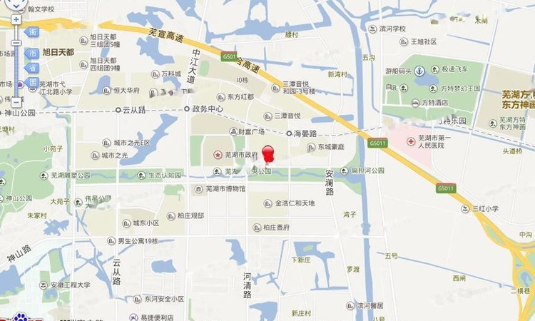 安展蔚然家园交通图