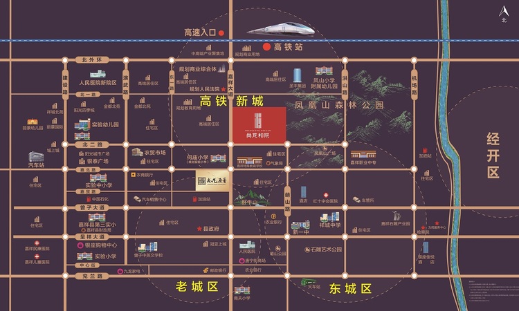 嘉祥尚龙和院交通图