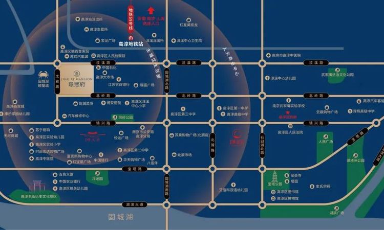 海伦堡璟熙府交通图