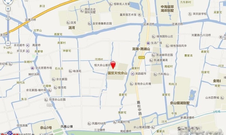 恒大佘山首府交通图