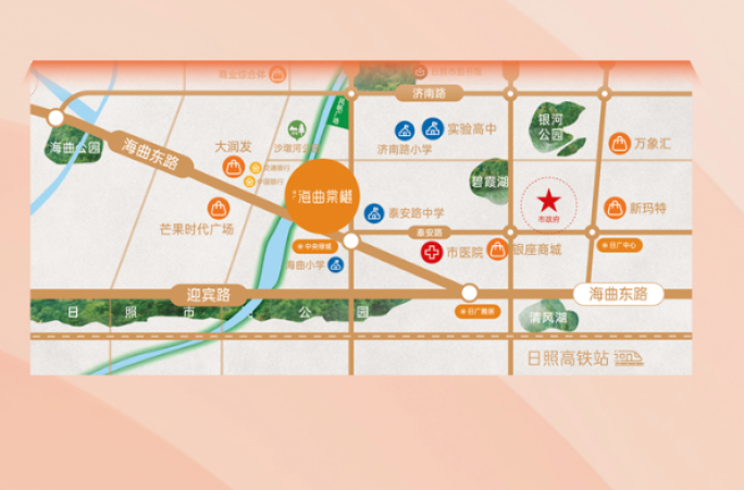 日广海曲棠樾交通图