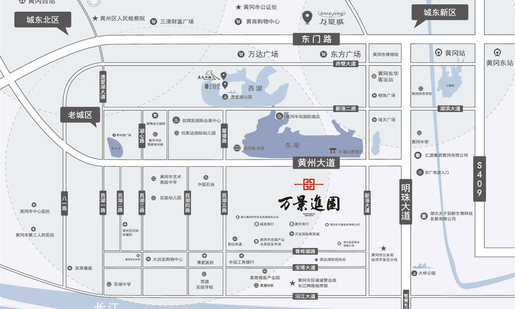 万景進园交通图
