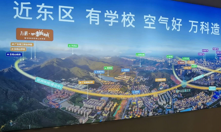  万科四季花城交通图