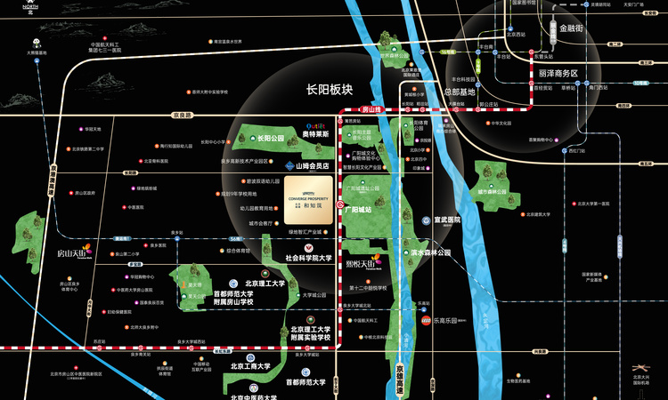 北京城建·和知筑交通图