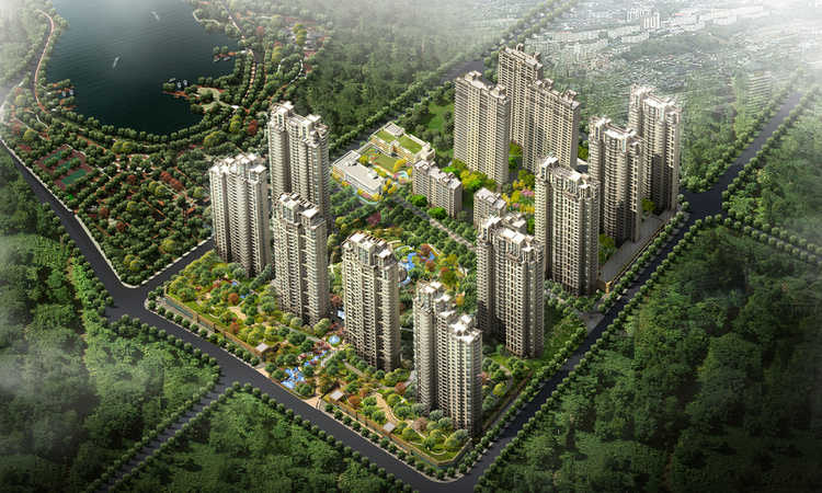 福瀛天麓湖紫园效果图