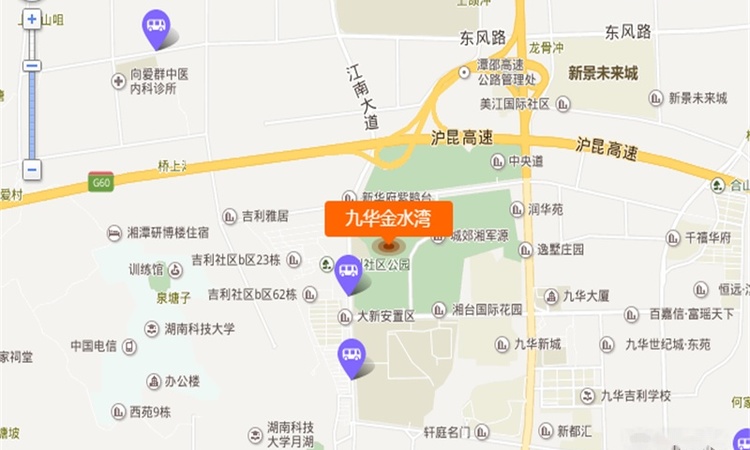 九华金水湾交通图