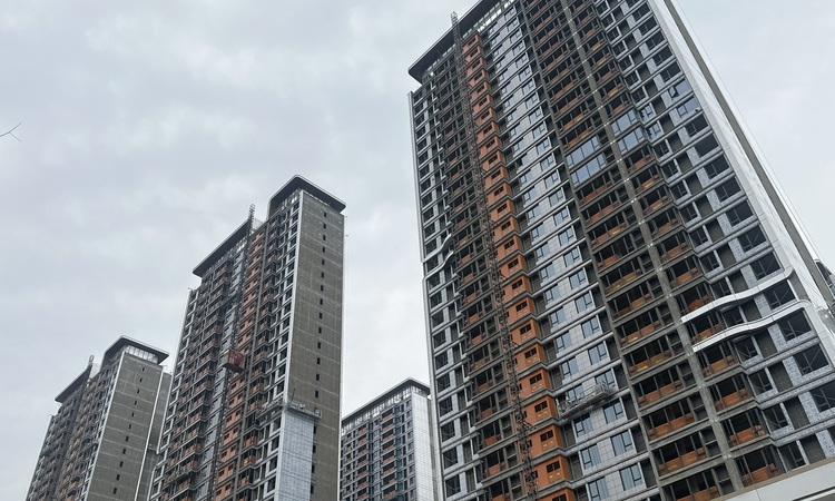 武汉城建·电建滨江云城施工进度图