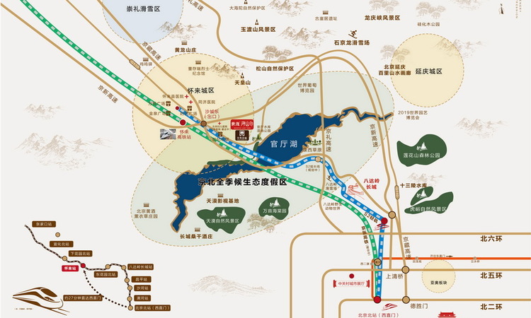 世茂湖山印交通图