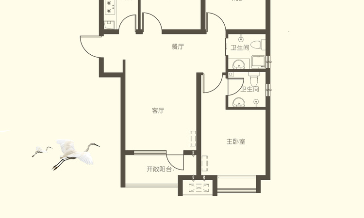 荣盛白鹭岛楼层平面图